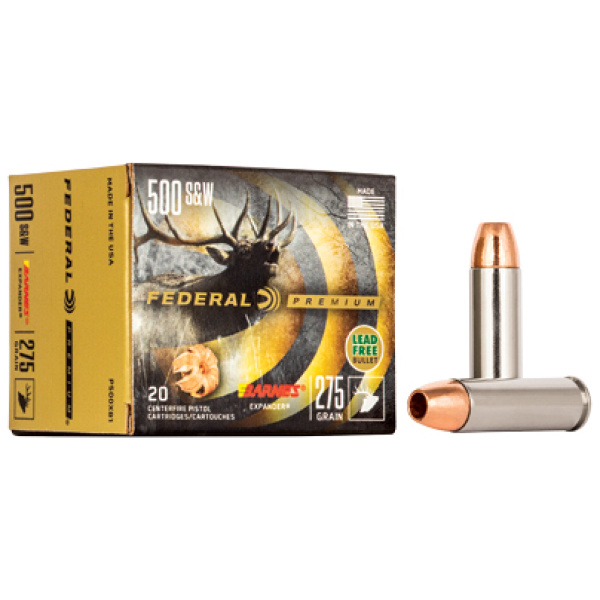FED PRM 500S&W 275GR BRNS EXP 20/200