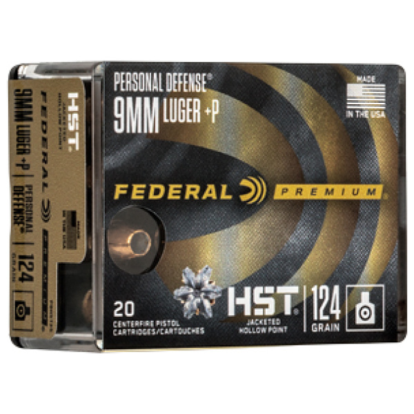 FED PRM PD 9MM HST 124GR JHP 20/200