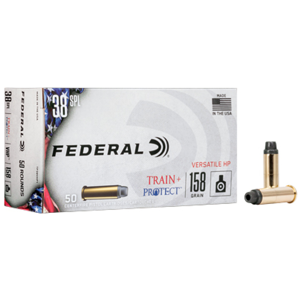 Fed train/protct 38spl 158gr vhp 50 - image 1
