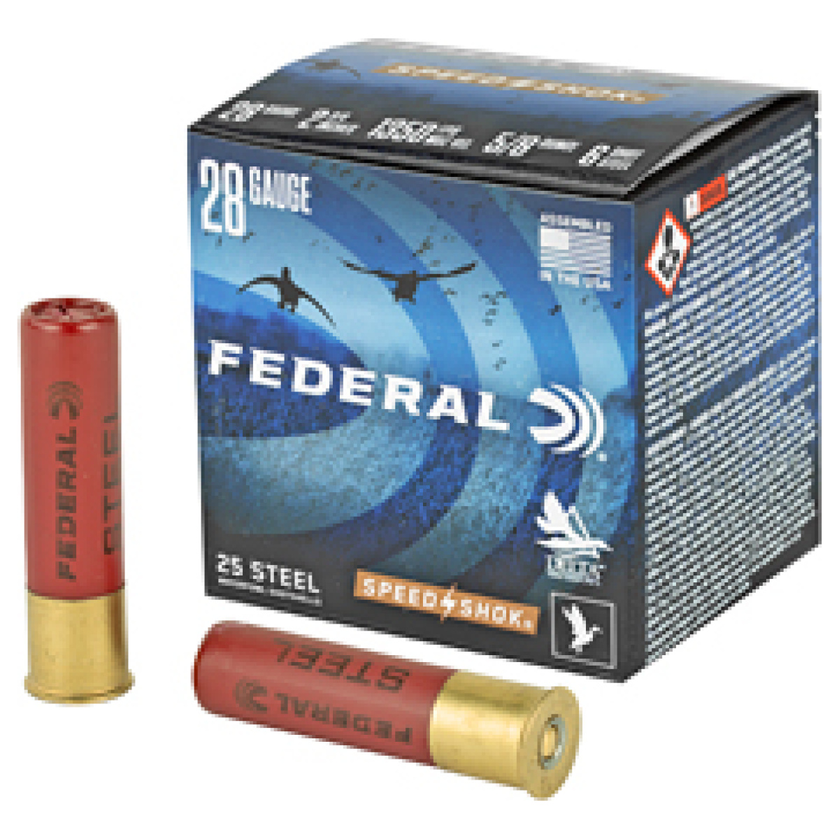 Fed speed-shok steel 28ga 2 3/4 # 6 - image 1