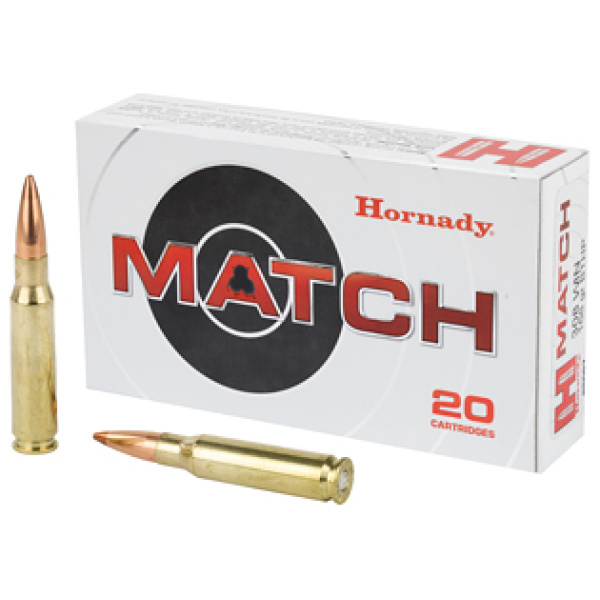 HRNDY 308WIN 168GR BTHP MTCH 20/200