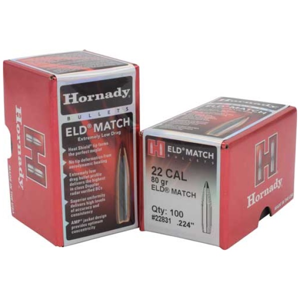 HORNADY BULLETS 22CAL .224