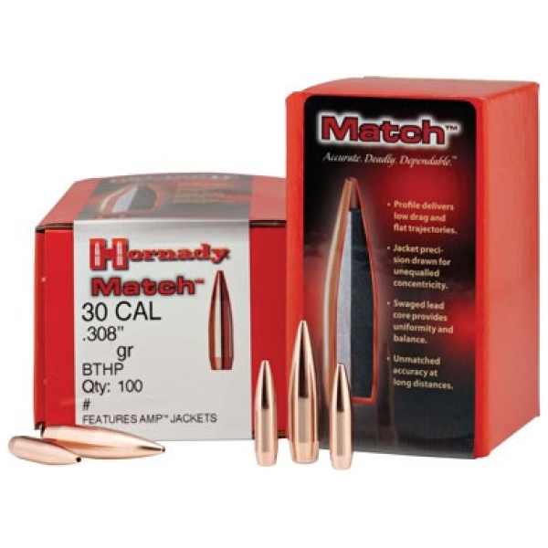 HORNADY BULLETS 30 CAL 308 155
