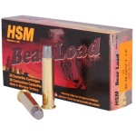 HSM Bear Load Hard Cast Handgun Ammunition 45-70 Govt 430gr RNFP Gas Check 1801 fps 20/ct