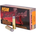 HSM Bear Load Lead Handgun Ammunition .500 S&W 440gr WFN 1500 fps 20/ct