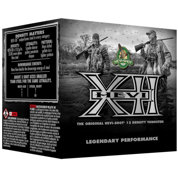 HEVI-Shot HEVI-XII Shotshells 12ga 2-3/4" 1-1/8oz 1450 fps #6 25/ct