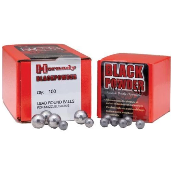 hornady lead round ball .45 cal .457" 100/ct