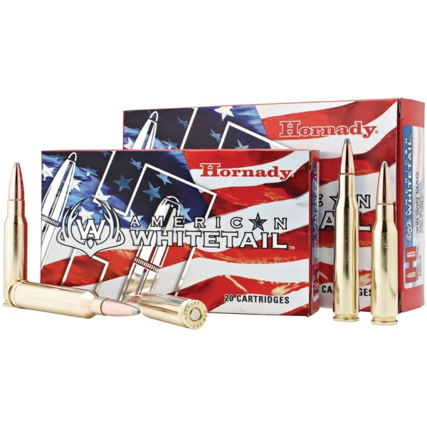 Hornady American Whitetail Rifle Ammunition .300 Win Mag 180 gr BTSP 2960 fps 20/ct