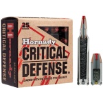 Hornady Critical Defense Handgun Ammunition 9mm Luger 115 gr. FTX 1140 fps 25/ct