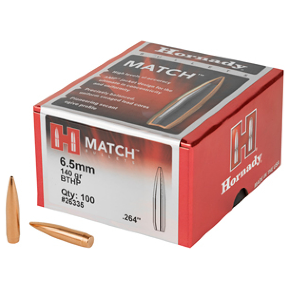 Hrb26335_1. Jpg - hrndy match 6. 5mm. 264 140gr 100ct - hrb26335 1
