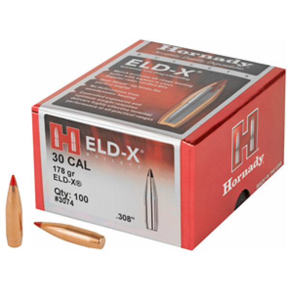HRNDY ELD-X 30CAL .308 178GR 100CT