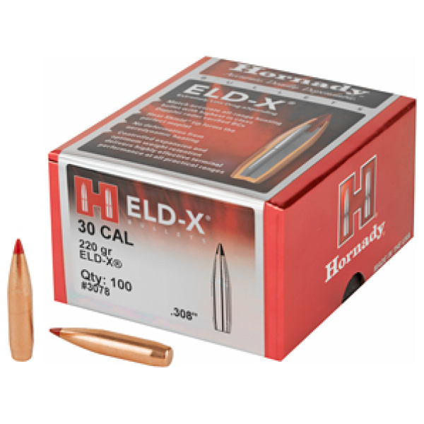 HRNDY ELD-X 30CAL .308 220GR 100CT