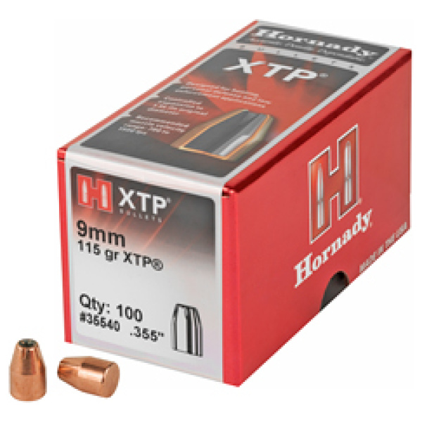 HRNDY XTP 9MM .355 115GR 100CT