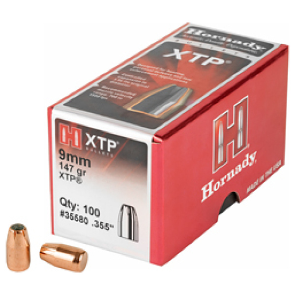HRNDY XTP 9MM .355 147GR 100CT
