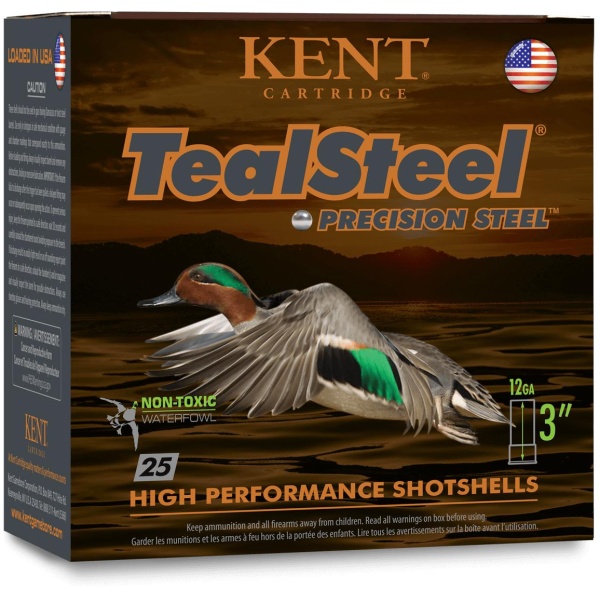 Kent Teal Steel Shotshells 20 ga 3" 1oz 1350 fps #6 25/ct