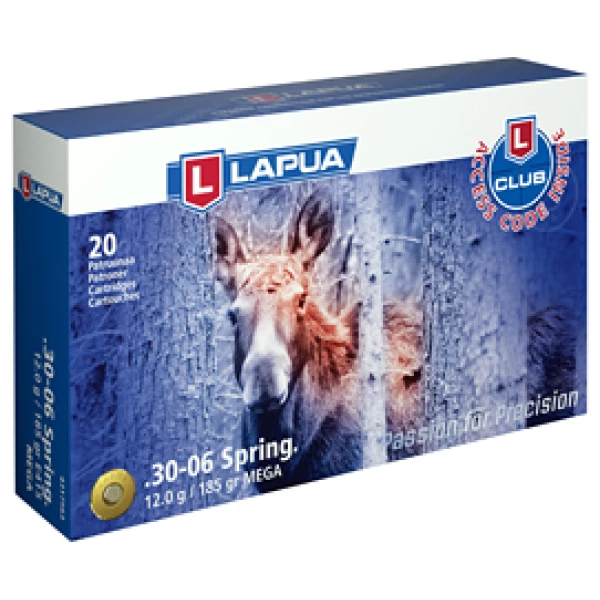 LAPUA 30-06 185GR MEGA SP 20/600
