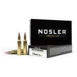 Nosler RDF Match Grade Rifle Ammunition .22 Nosler 85 gr HPBT 3000 fps 20/ct