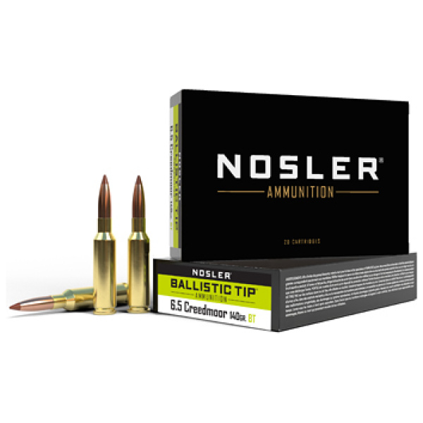 NOSLER 6.5 CREEDMOOR 140GR BT 20/180