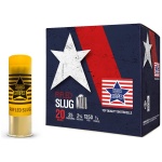 PPU Stars & Stripes Rifled Slug Shotshells 20ga 2-3/4'' 3/4 ozoz 1350 fps Slug 25/ct