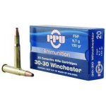 PPU Rifle Ammunition .30-06 Sprg 150 gr SP 2910 fps 20/ct