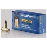 PPU Handgun Ammunition 9mm Luger  124 gr FMJ  1120 fps 50/ct