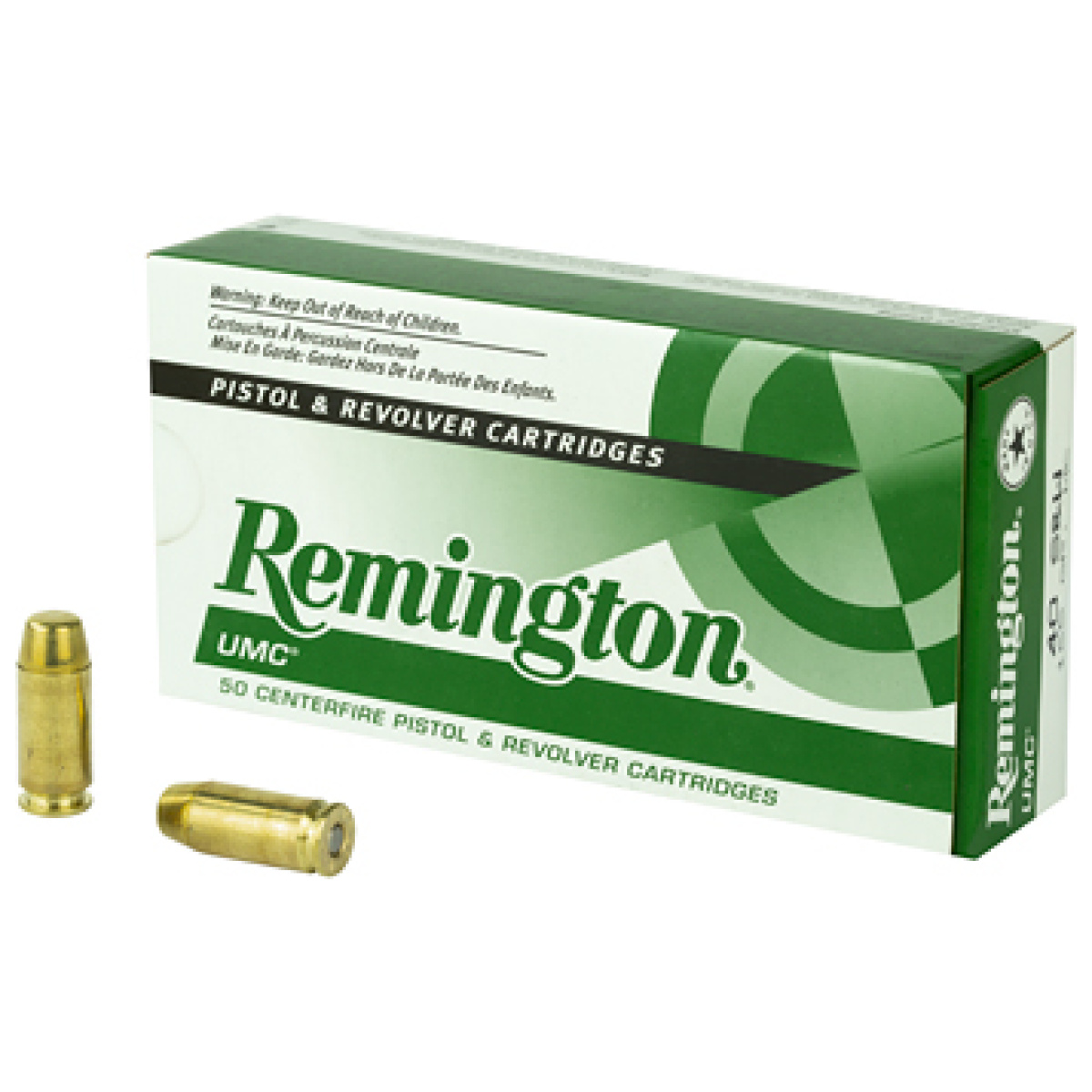Rem umc 40sw 165gr fmj 50/500 - image 1