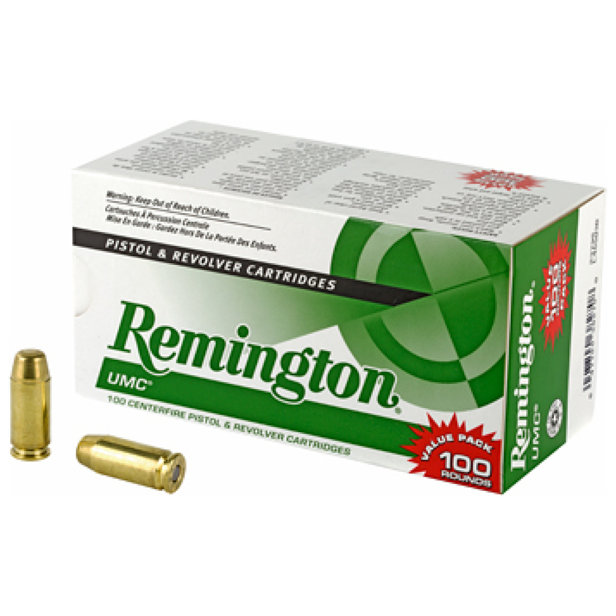 Rem umc vp 40sw 180gr fmj 100/600 - image 1