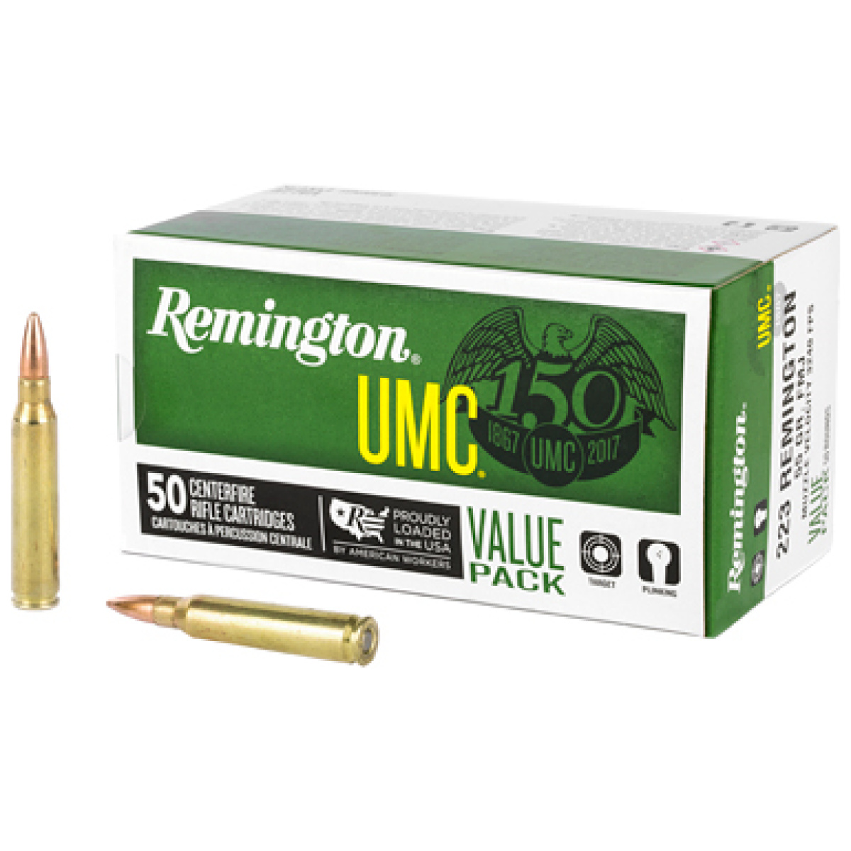 Rem umc 223rem 55gr fmj 50/400 - image 1