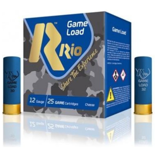 Rio Top Game Shotshells 12 ga 2-3/4" 1-1/4 oz 1250 fps #8 25/ct