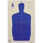 Speedwell Official NRA Police Qualification Silhouette Police Silhouette Reduced 50 ft. 14" X 21.5"