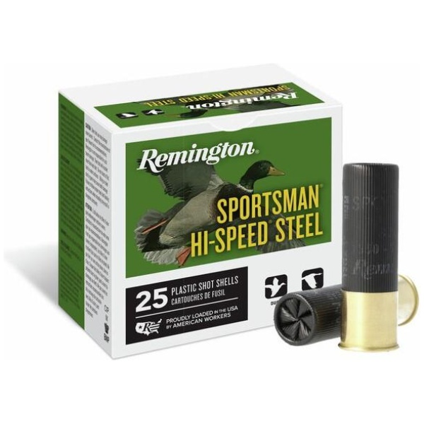 Remington Sportsman Hi-Speed Steel Shotshells 12ga  2-3/4" 1oz 1365 fps #6 10/ct