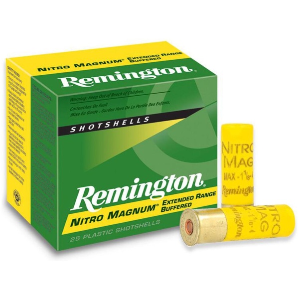 Remingto Nitro Magnum Shotshells 20 ga 2-3/4 in 1-1/8 oz #4 1175 fps 25/ct