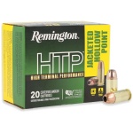Remington HTP High Terminal Performance Handgun Ammo .45 Auto 185gr JHP 1000 fps 20/ct