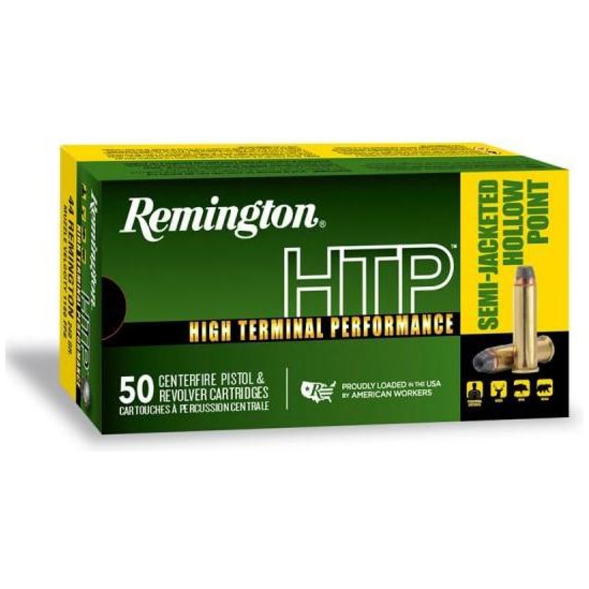 Remington htp handgun ammunition. 357 mag 110 gr sjhp 1295 fps 20/ct - image 1