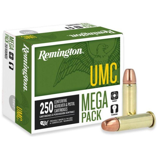 Remington UMC Handgun Ammunition .38 Spl 130 gr FMJ 800 fps 250/ct