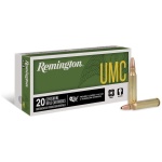 Remington UMC Rifle Ammunition .223 Rem 45 gr JHP 3550 fps 20/ct