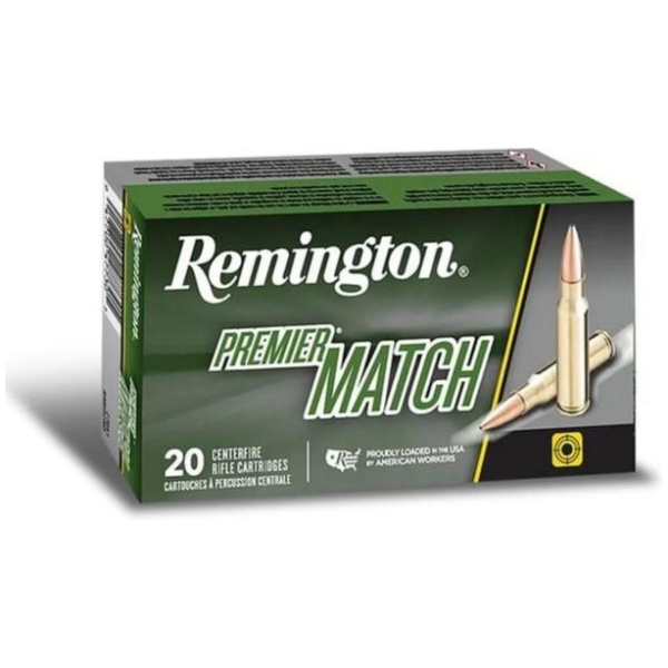 Remington Premier Match Rifle Ammunition .223 Rem 77 gr OTM 2790 fps 20/ct