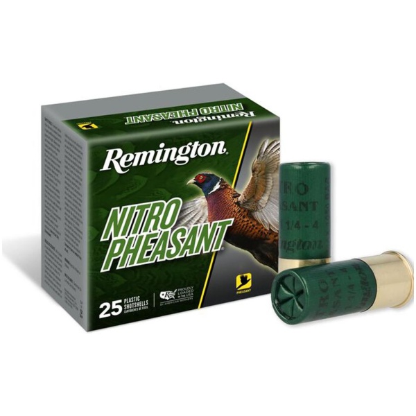 Remington Nitro Pheasant Shotshells 12 ga 2-3/4 in 1-3/8 oz #4 1300 fps 25/ct