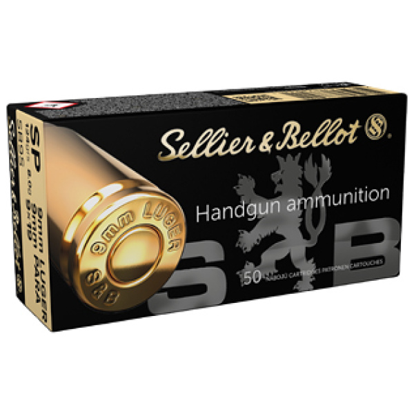 S&B 9MM 124GR SP 50/1000