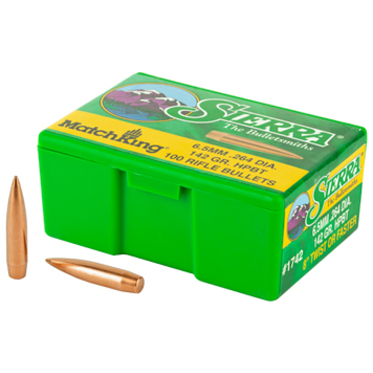 Sier1742_1. Jpg - sierra matchking. 264 142gr 100ct - sier1742 1
