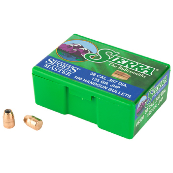 SIERRA SPORTSMASTER .38 125GR 100 CT