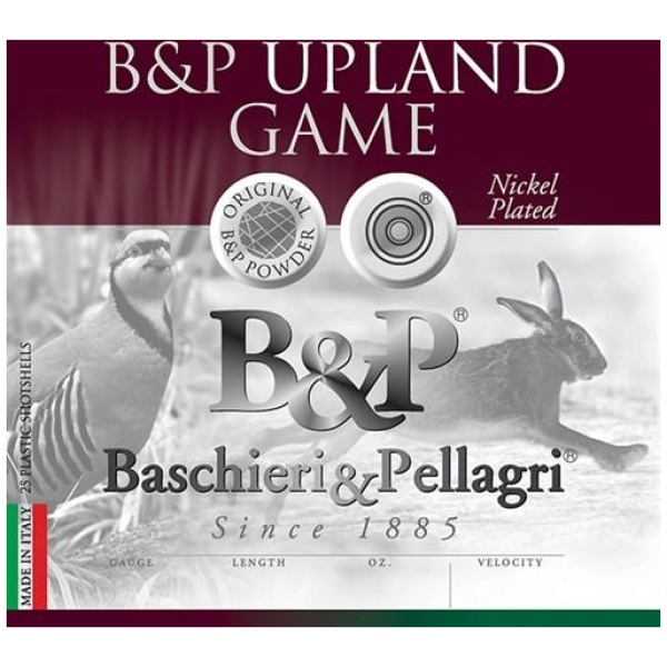 B&P Upland Game Shotshells - 12 ga 2-3/4 In 1-1/4 oz #5 1400 fps 25/ct