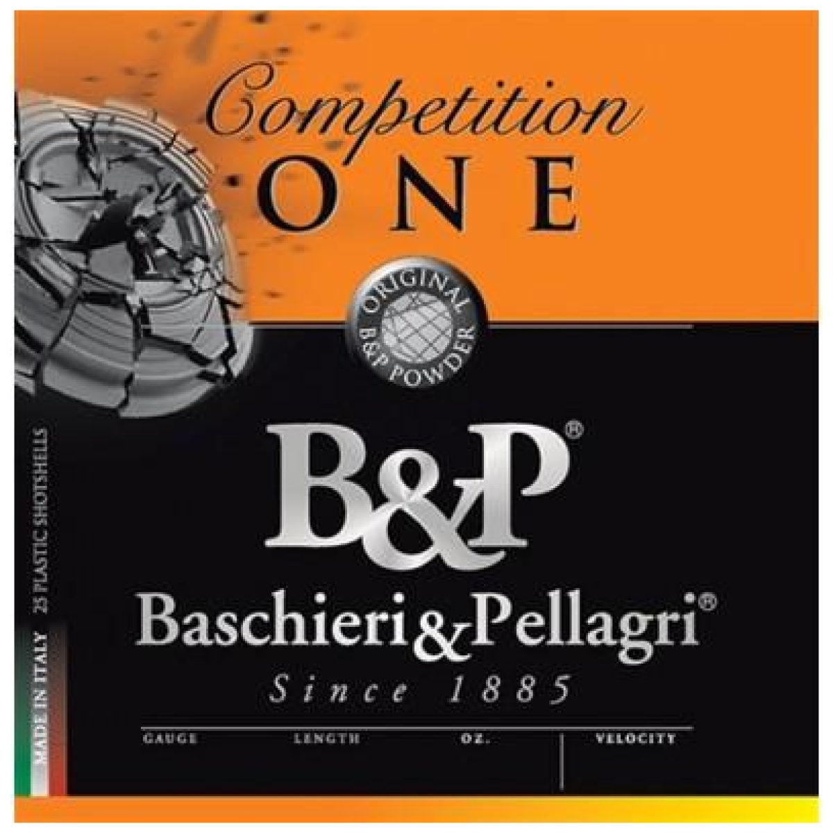 B&p competition one shotshells- 12 ga 2-3/4 inch 1 oz #9 1160 fps 25/ct - image 1