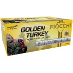 Fiocchi Golden Turkey Nickel Plated Shotshells 12ga 3" 1-3/4oz 1200 fps #6 10/ct
