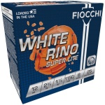 Fiocchi White Rino Super Lite Shotshells 12 ga 2-3/4" 1-1/8oz 1150 fps #8 25/ct