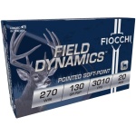 Fiocchi Field Dynamics Rifle Ammunition .270 Win 130 gr PSP 3010 fps 20/ct