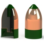 Powerbelt AeroTip Copper-Plated Muzzleloader Bullets .50 cal 295 gr AERO CHP 15/ct
