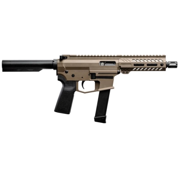 Angstadt Arms UDP-9 Handgun 9mm Luger 17rd Magazine 6" 1/2x28 Threaded Barrel FDE