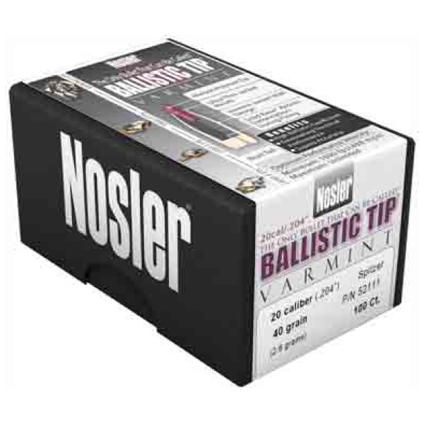 NOSLER BULLETS 20 CAL .204