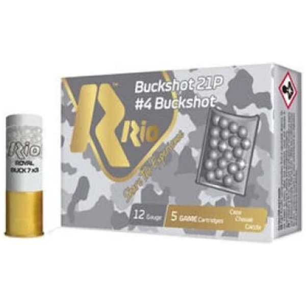 Rio Royal Buck 20ga 2-3/4"  9 plts #1 1345 fps 25/ct